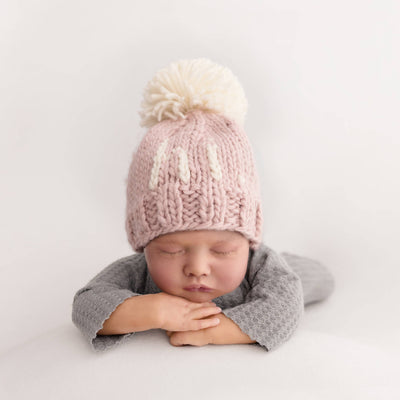 Huggalugs Hi. Rosy Hand Knit Beanie