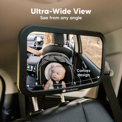 KeaBabies Baby Car Seat Mirror