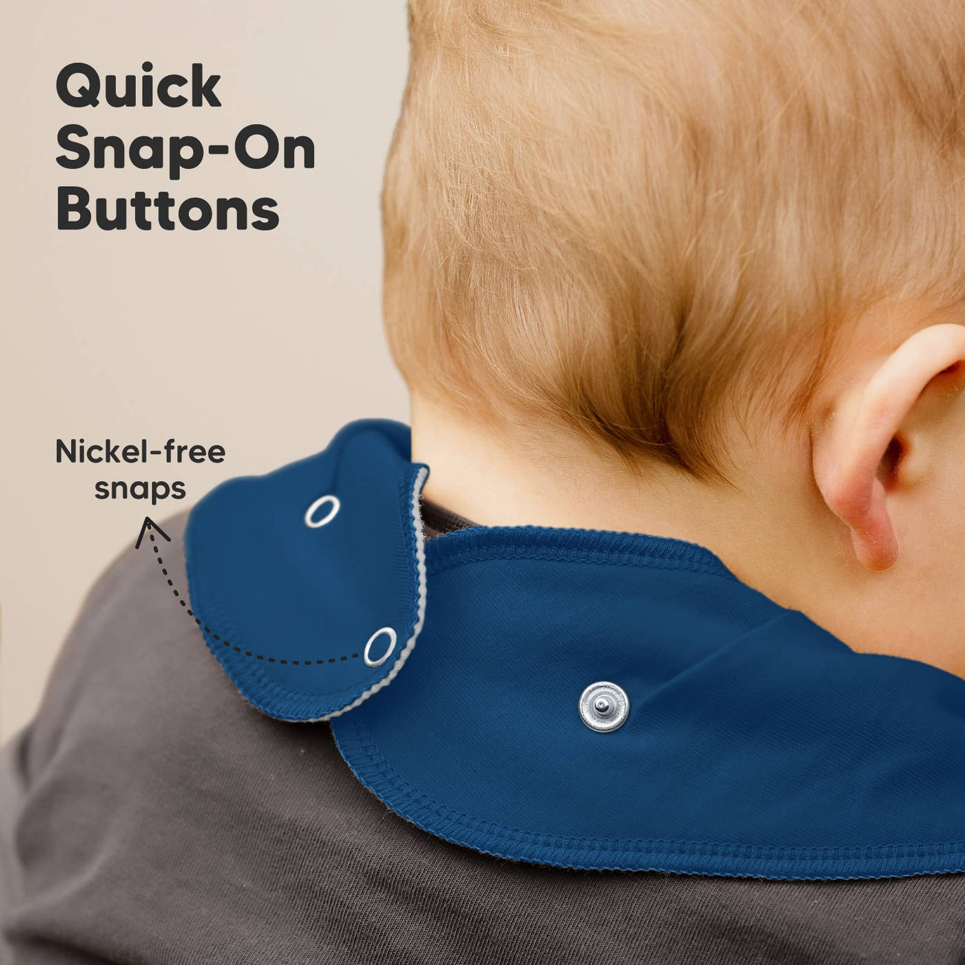 KeaBabies 8-pack Baby Bandana Bib, Hunter
