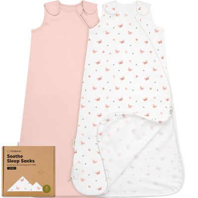 KeaBabies Soothe Sleep Sack, Baby Wearable Blanket, Butterflies