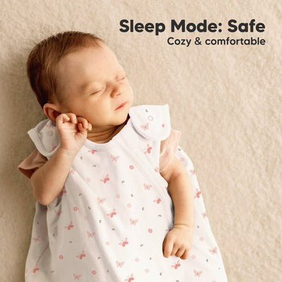 KeaBabies Soothe Sleep Sack, Baby Wearable Blanket, Butterflies