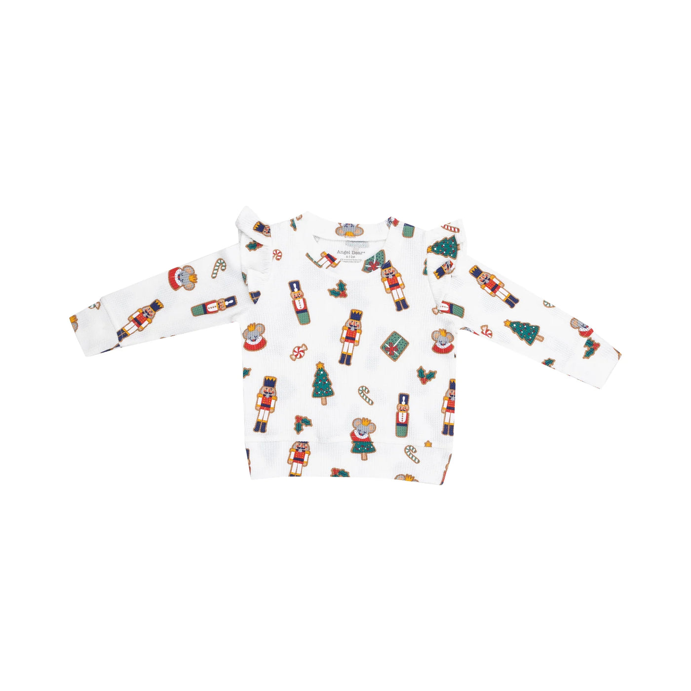 Angel Dear Holiday Ruffle Sweatshirt