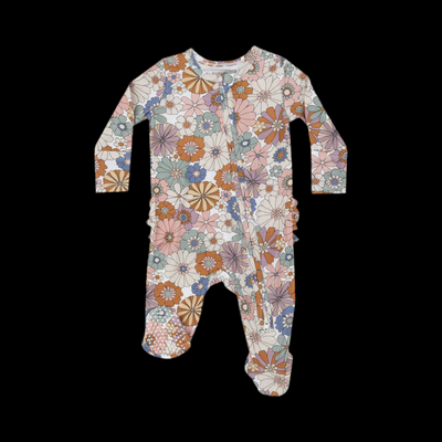 Angel Dear 2-Way Ruffle Zipper Footie