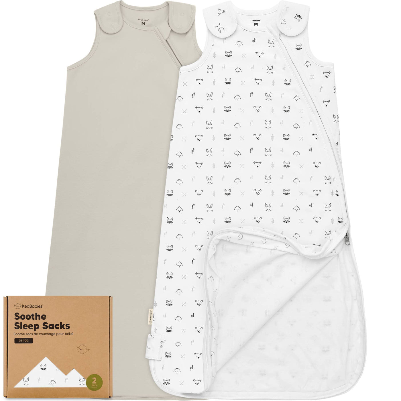 KeaBabies Soothe Sleep Sack, Nordic
