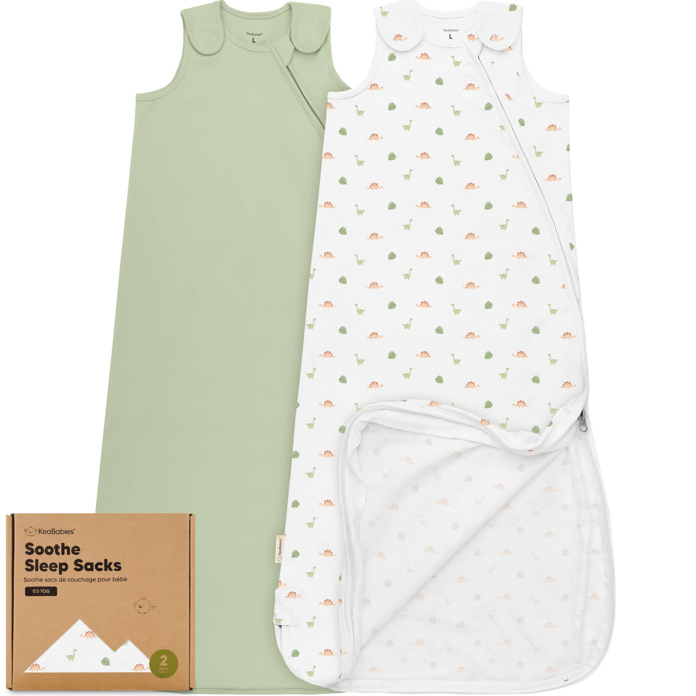 KeaBabies Soothe Sleep Sack, Roarsome