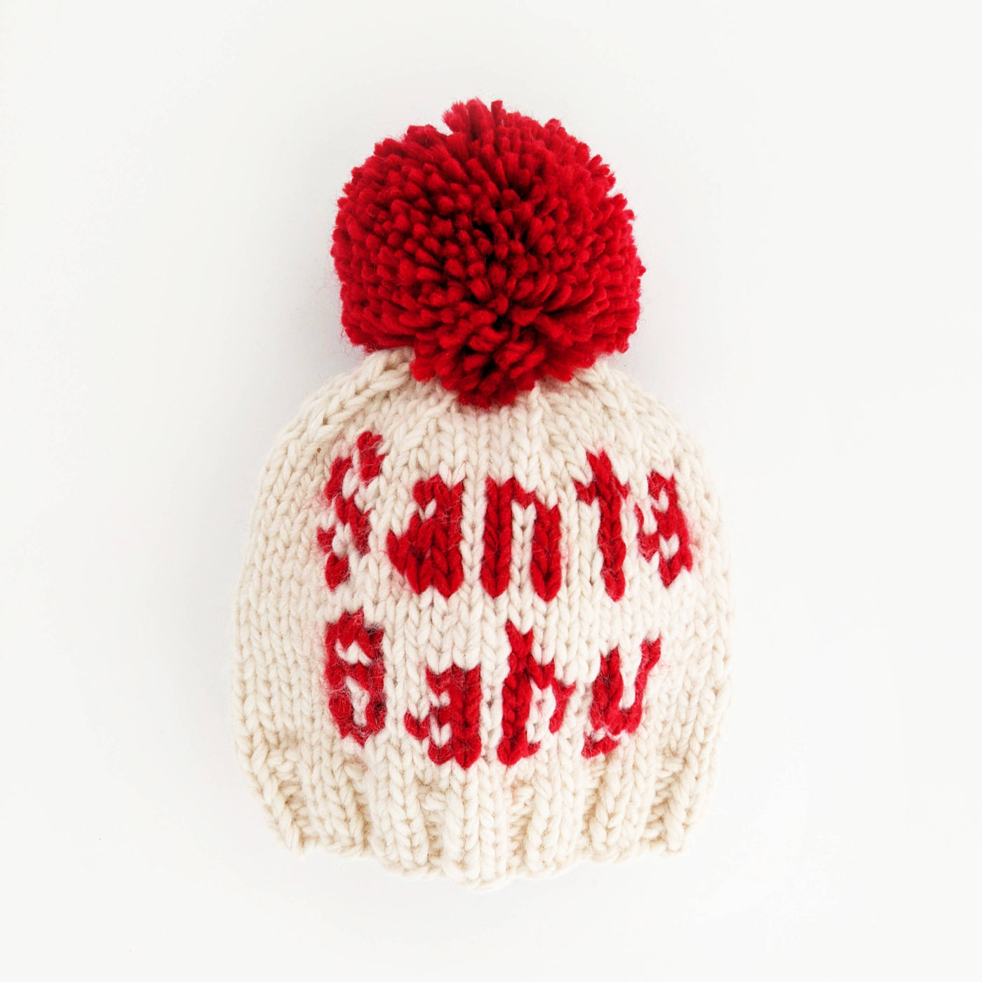 Huggalugs Santa Baby Hand Knit Beanie Hat