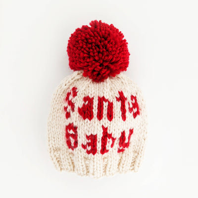 Huggalugs Santa Baby Hand Knit Beanie Hat