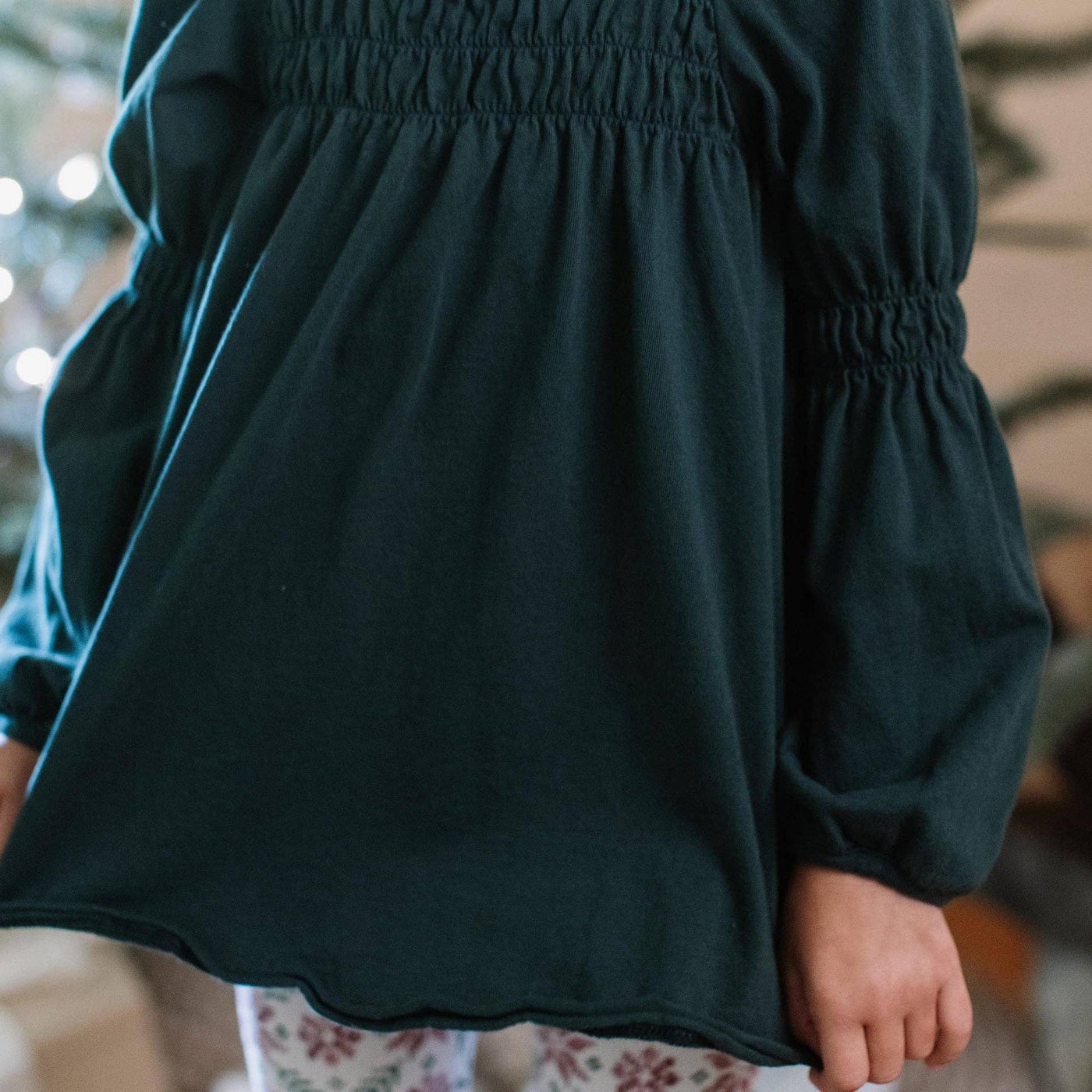 Poinsettia Fair Isle Organic Tunic & Pants Set