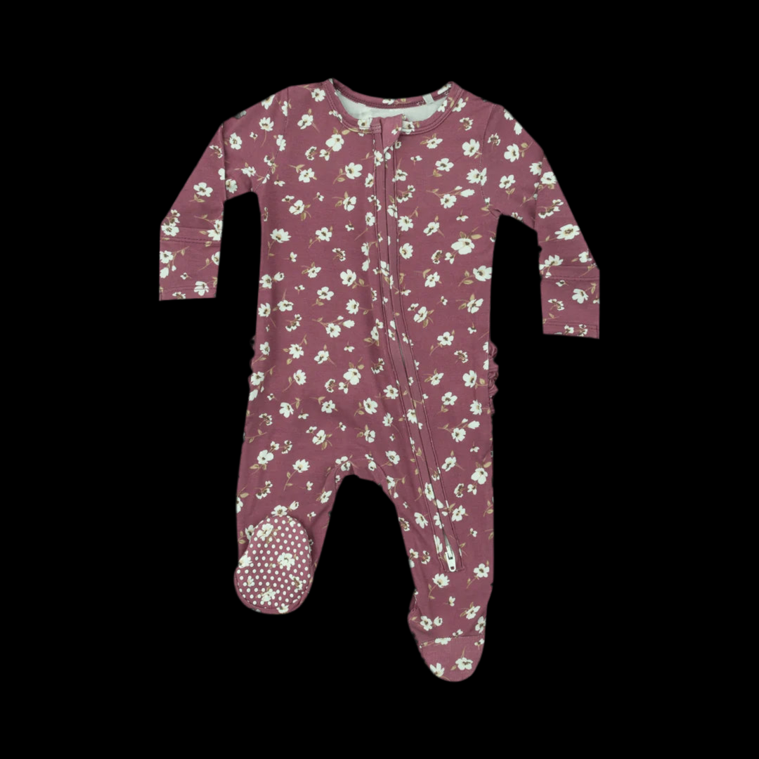 Angel Dear 2-Way Ruffle Zipper Footie