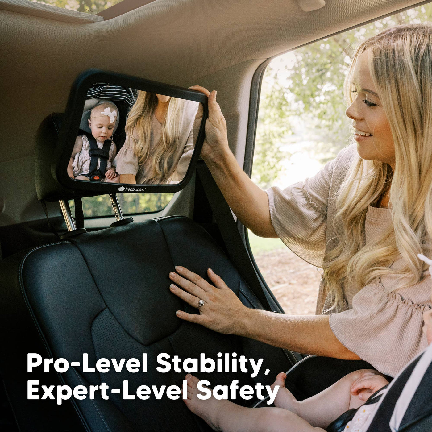 KeaBabies Baby Car Seat Mirror