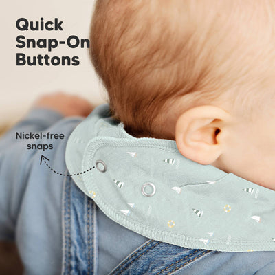 KeaBabies 8-pack Baby Bandana Bibs, Vessels