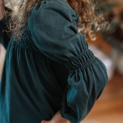 Poinsettia Fair Isle Organic Tunic & Pants Set