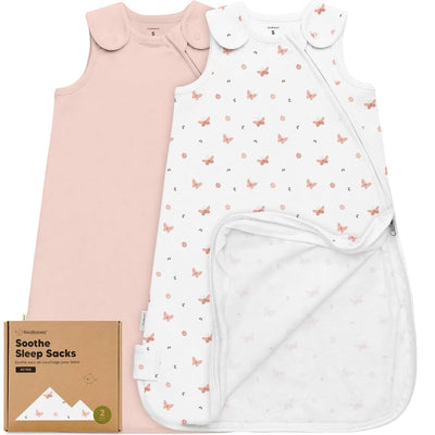 KeaBabies Soothe Sleep Sack, Baby Wearable Blanket, Butterflies