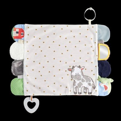 Demdaco Activity Blankie Cow