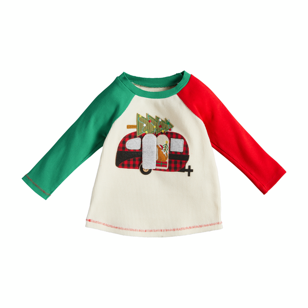 Mud Pie Camper Tee - Red / Green