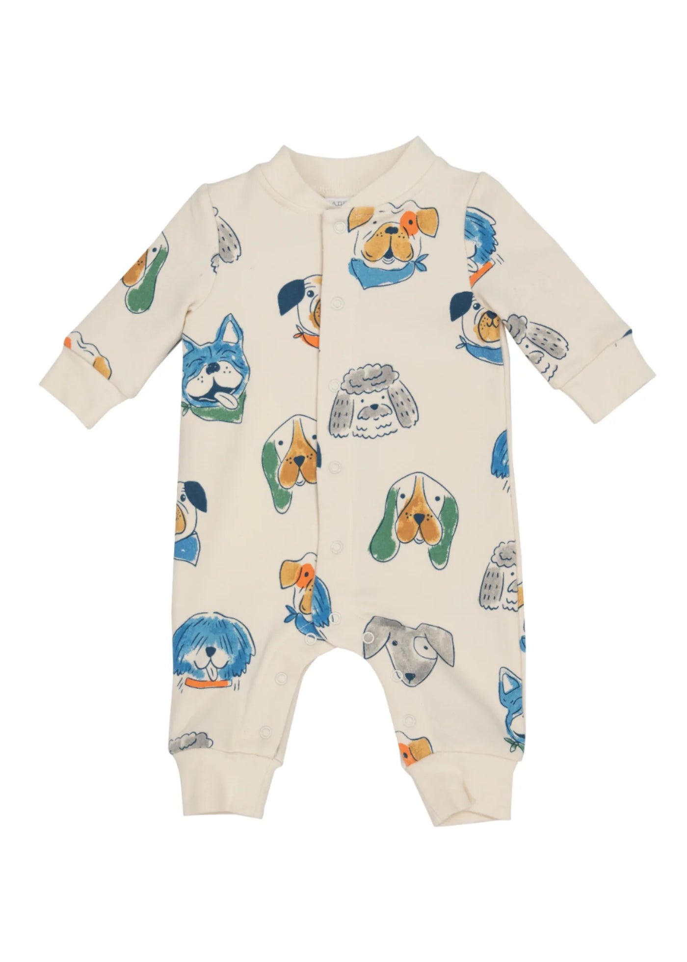 Angel Dear Baseball Collar Romper  Furry Friends