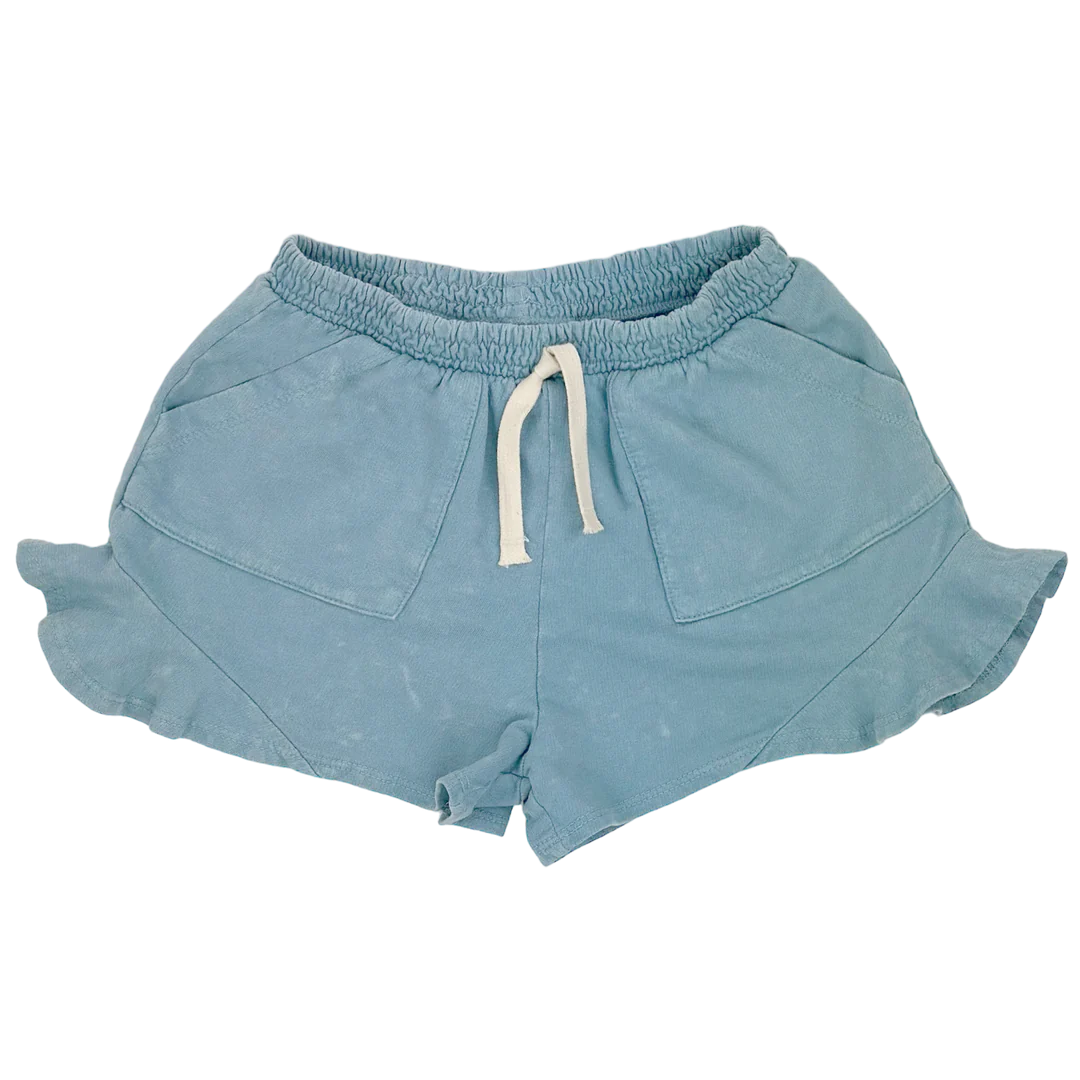 Tiny Whales Blue Bird Butterfly Shorts
