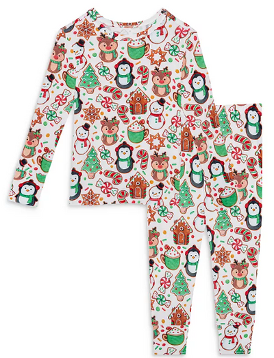 Posh Peanut Holiday L/S Basic PJs