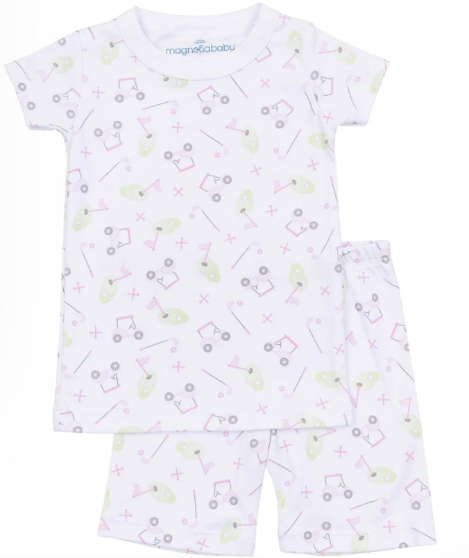 Magnolia Baby "Tiny Tee Time" Short PJs