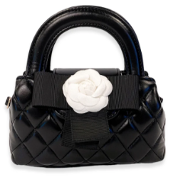 Doe a Dear Floral Applique Quilted Bag