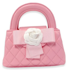 Doe a Dear Floral Applique Quilted Bag