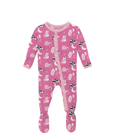 Kickee Pants Print Muffin Ruffle Footie with Two Way Zipper + More Options