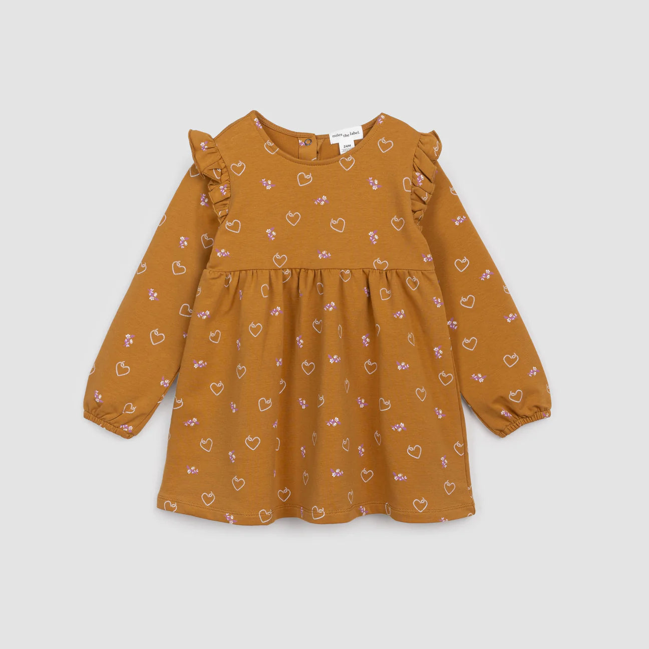 Miles the Label Lasso Heart Print y Terry Dress