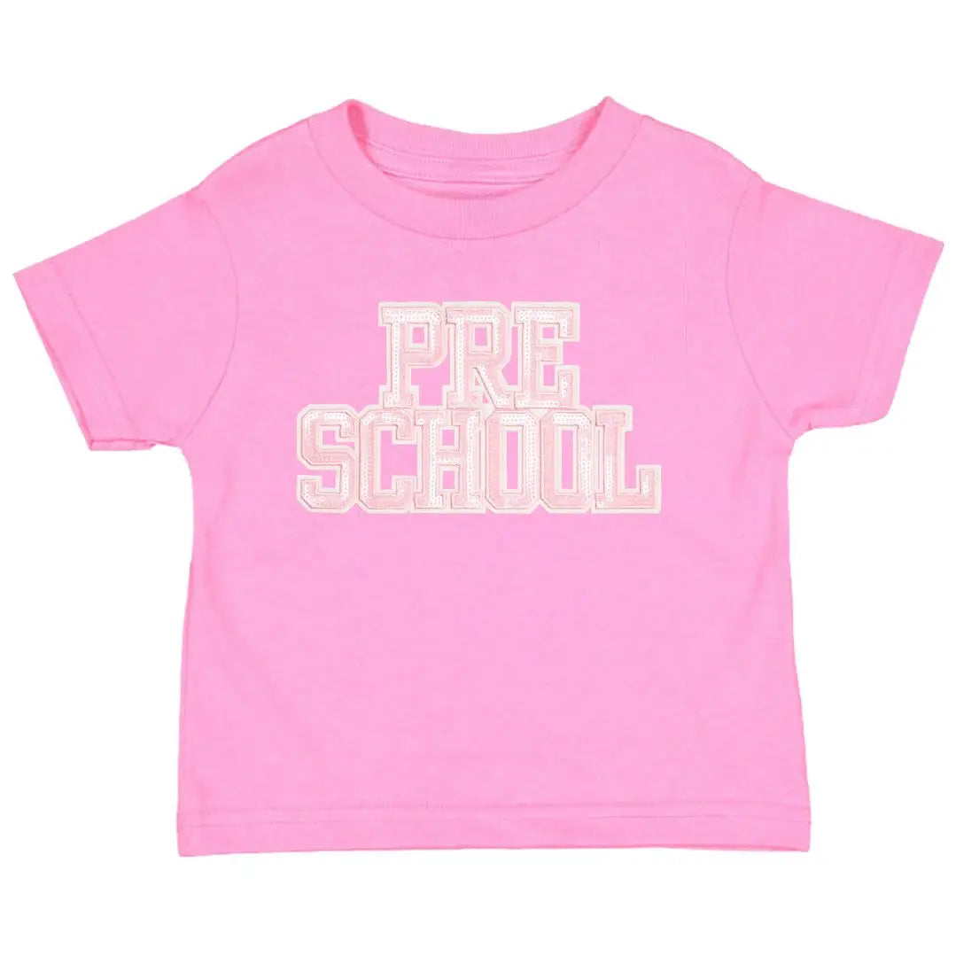 Sweet Wink Preschool Sequin Patch Short Sleeve Tee 