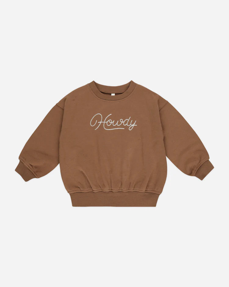 Rylee + Cru Relaxed Sweatshirt + More Options

Howdy - Saddle