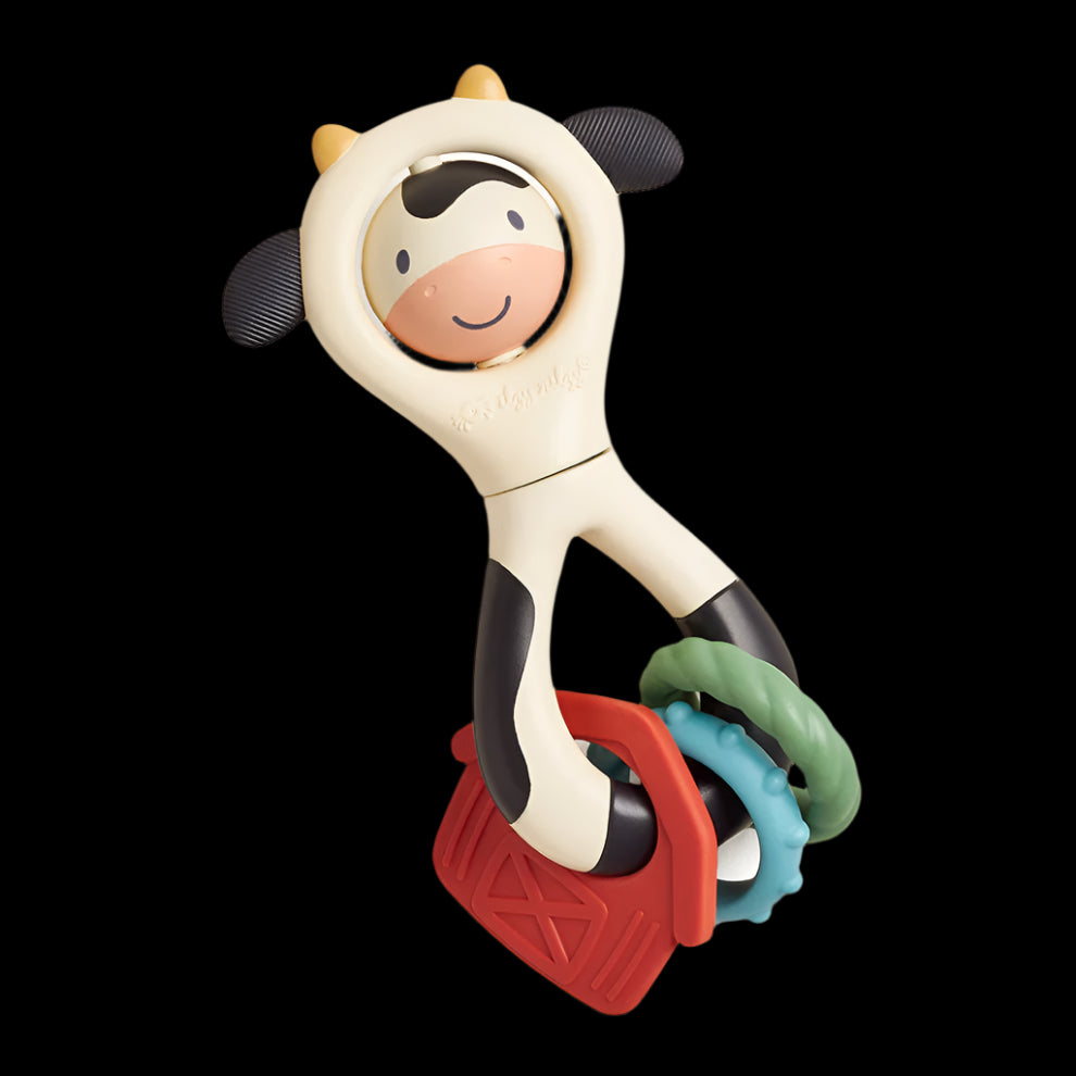 Itzy Spinner Rattle - Cow