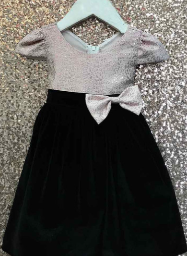 Petite Adele Baby Velvet Dress