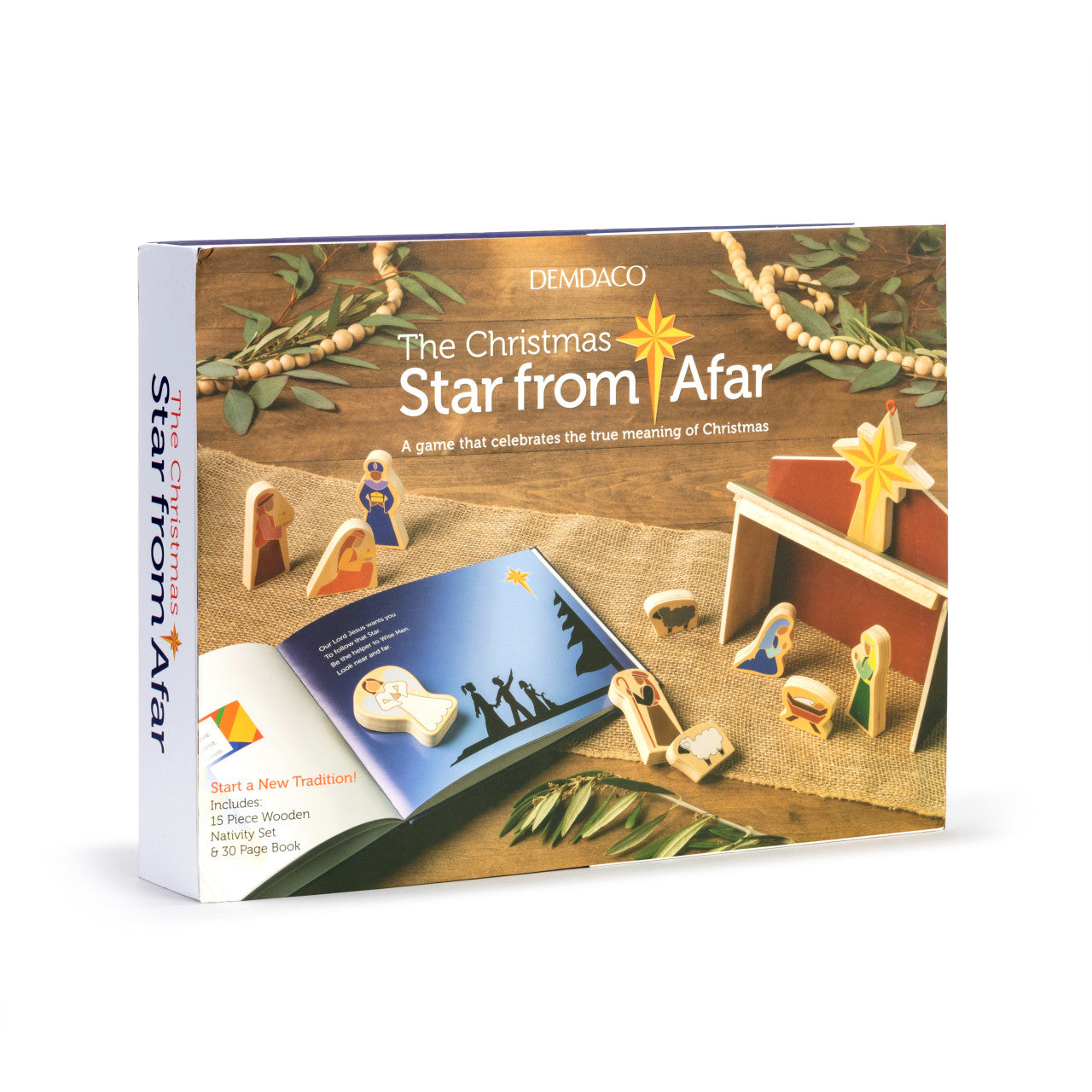 Demdaco Star from Afar Nativity + Book