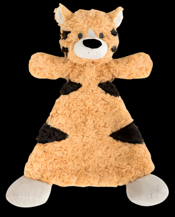 Demdaco Nat & Jules Cozies Rattle Blankies