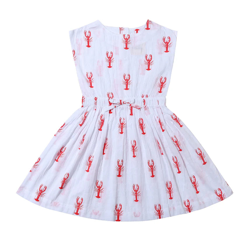 Vignette "Saylor" Dress Nautical Lobster