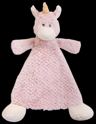 Demdaco Nat & Jules Cozies Rattle Blankies