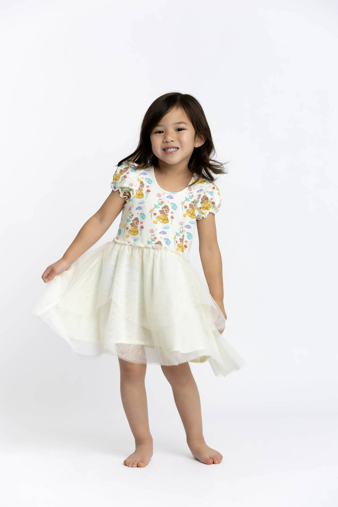 disney princess tulle dress In Disney Belle | Toddler | Size: 12-18M | Girl Art Dress printed stars for a Navy Blue Midi Bridesmaid Select a Color:Black