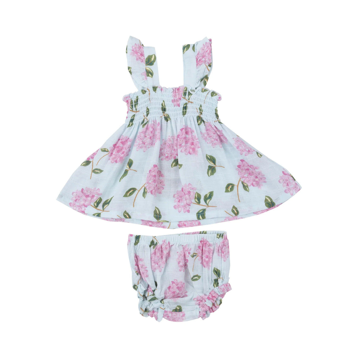 Angel Dear Smocked Top with Ruffle Straps and Diaper Cover + More Options