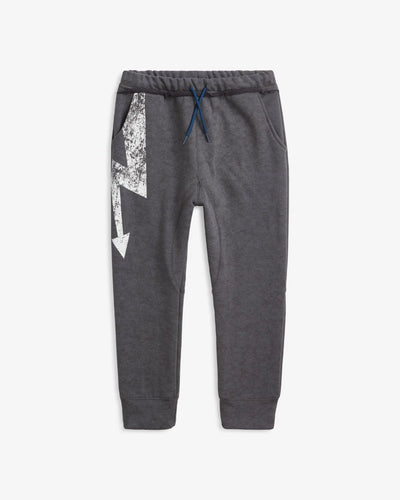 Appaman Washed Grey Lightning Sidewalk Sweatpants