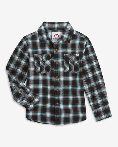 Appaman Black Umber Check Flannel Shirt
