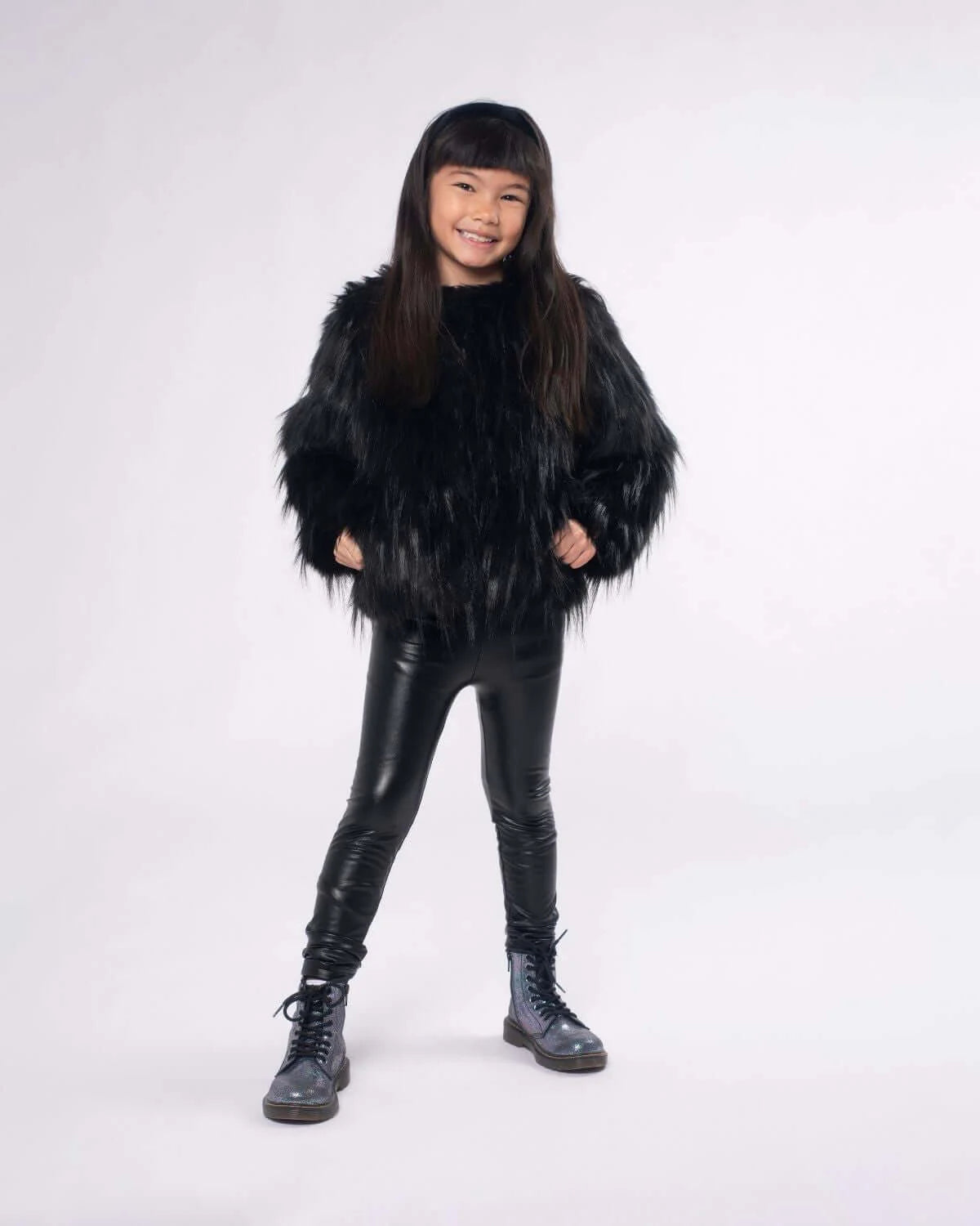 Appaman Girls Black Leggings