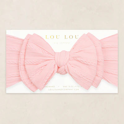 Lou Lou + Co Cable Knit Headband

Baby Pink