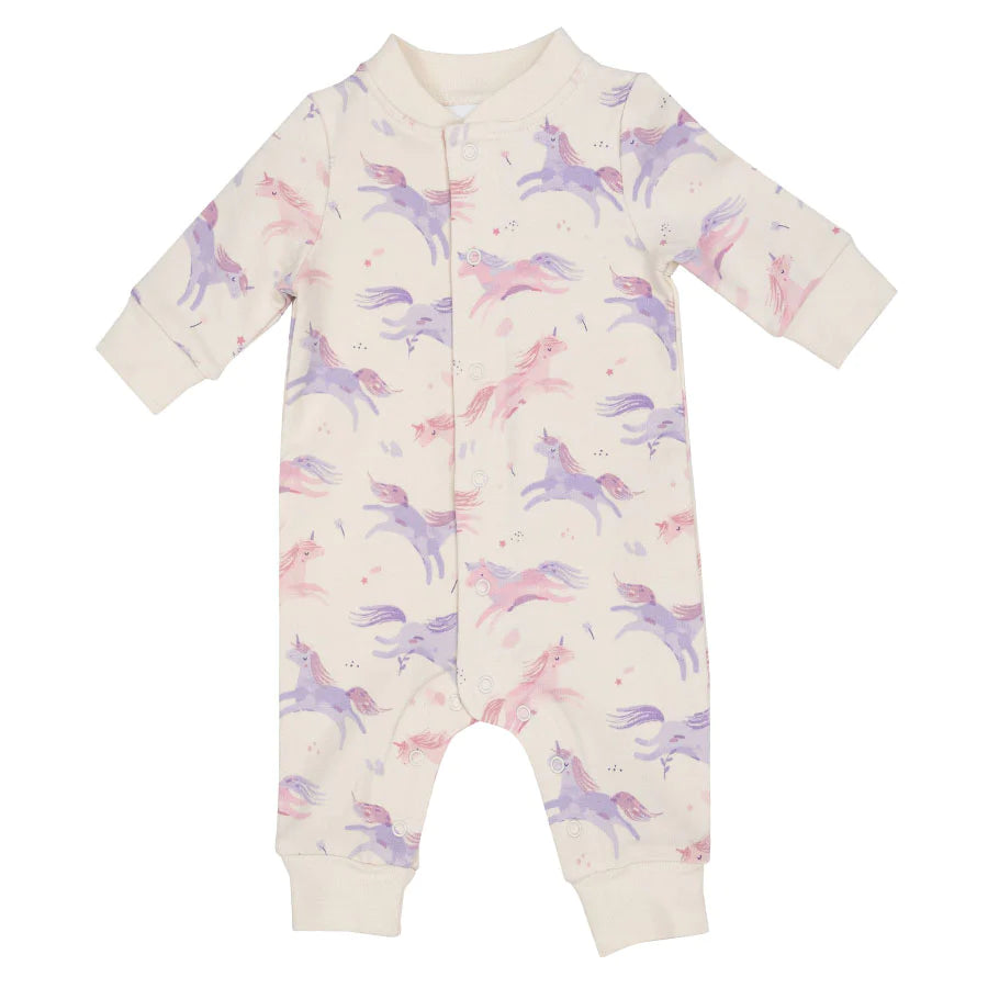 Angel Dear Baseball Collar Romper + More Colors Dreamy Unicorns
