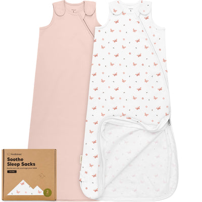 KeaBabies Soothe Sleep Sack, Baby Wearable Blanket, Butterflies