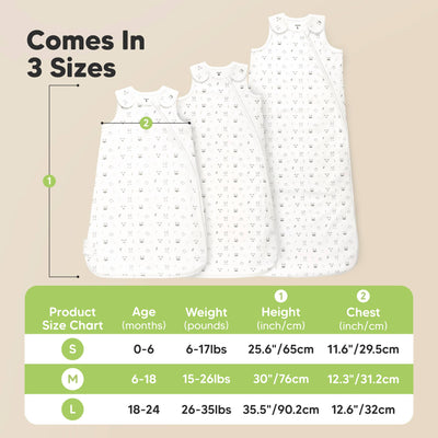 KeaBabies Soothe Sleep Sack, Nordic