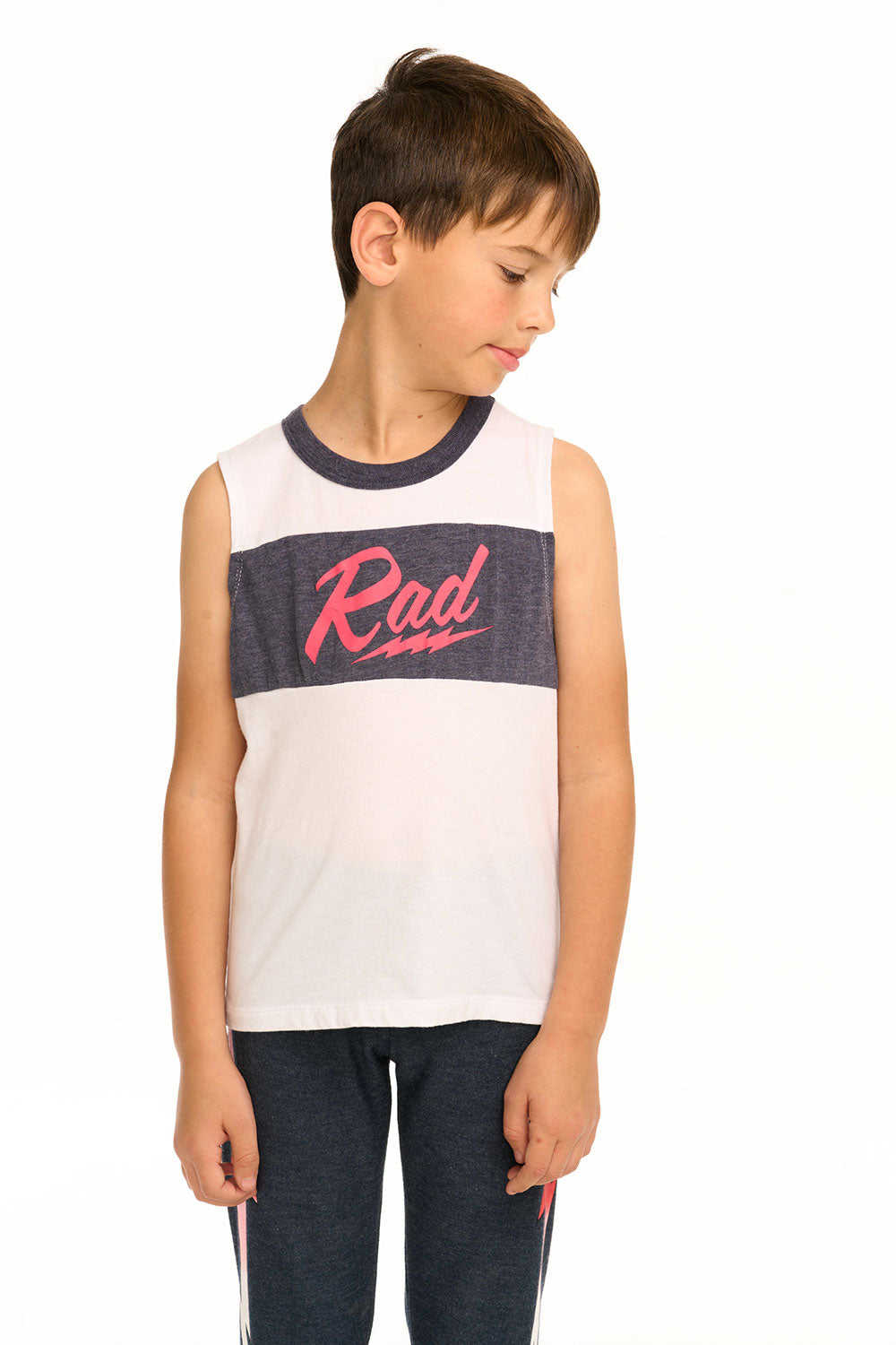 Chaser Rad Blocked Muscle Tee