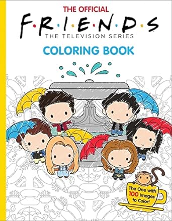 The Official FRIENDS Coloring Book: The One with 100 Images to Color!