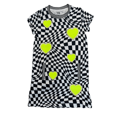 MIA New York Groovy Checkered Dress