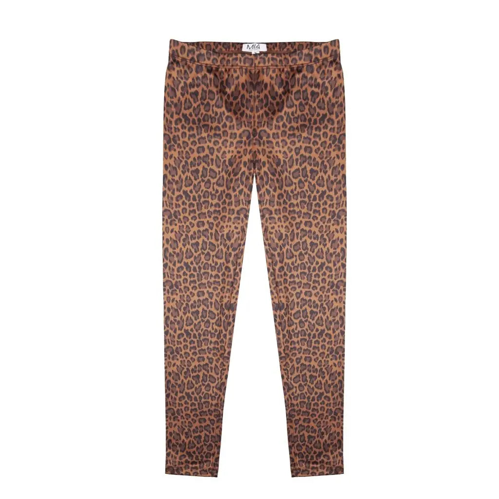 Mia New York Brown Leopard Legging