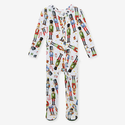 Posh Peanut Holiday Zippered Footie One Piece + More Options
