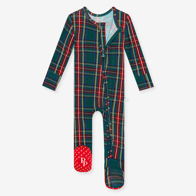 Posh Peanut Holiday Zippered Footie One Piece + More Options